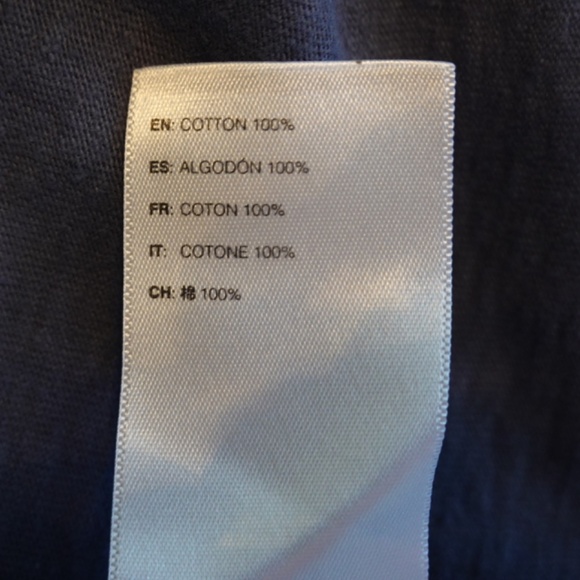 John Elliott Navy Short Sleeve Tee - Picture 7 of 7